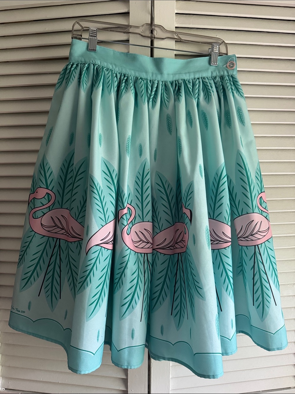 TOBS flamingo pinup skirt